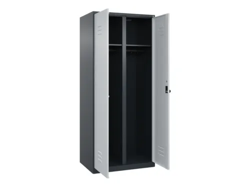 locker voor scheiding van kleding,HxBxD 1850x800x500mm,2vak