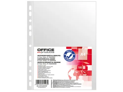 geperforeerde showtas A4 50 micron gekorreld 100 stuks