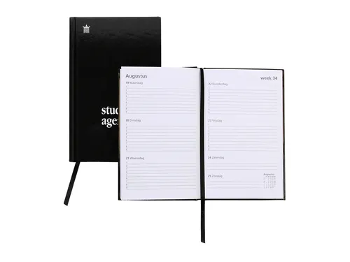 Schoolagenda 2026-2027 Ryam Studie 7dagen/2pagina's zwart
