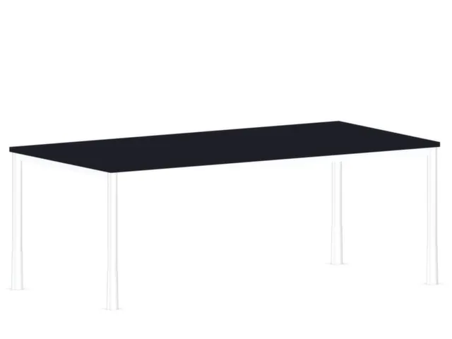 In hoogte verstelbaar bureau,HxBxD 720-840x2000x1000mm,CC-zwart