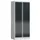 lockerkast,HxBxD 1800x800x500mm,2x5vakken,cil.-slot,romp RAL7035