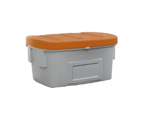 strooigoedbak,550l,HxBxD 748x1400x1070mm,PE,grijs,deksel oranje
