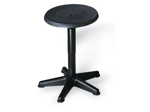 Kruk H 410-600Mm Zit/onderstel Kunststof/zwart Spindel Glijders