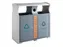 Buitenafvalbak afvalscheiding 2x39 Liter