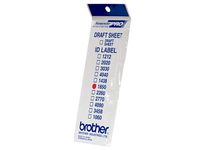 ID1850 BROTHER stamp label 18x50mm 12