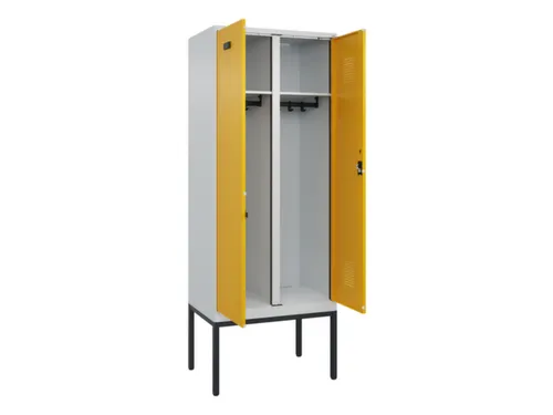 locker voor scheiding van kleding,HxBxD 2120x800x500mm,2vak