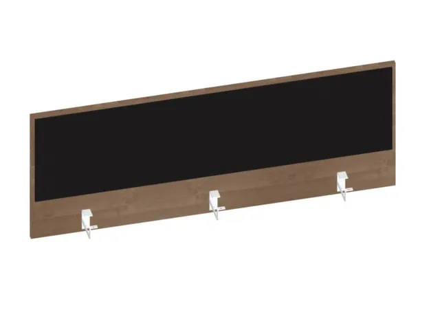 baliepaneel,v. bureau,aanbouw achter,B 1400mm,NT-cherry,BN8033-zwart