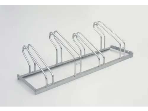 Fiets-beugelrek L 1400mm 4plaatsen Enkelzijdig Schroefbaar