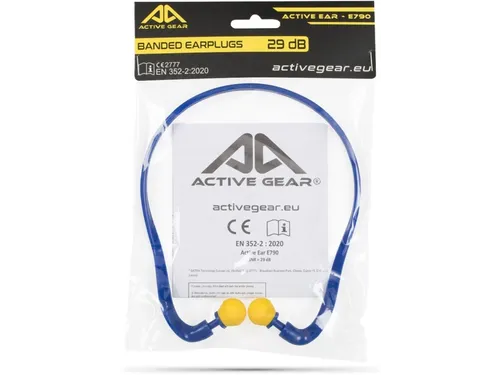 Oordoppen Active Gear 29 dB met beugel geel