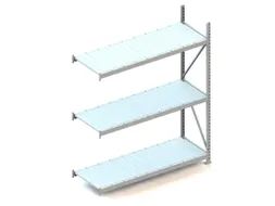 Breedvakstelling Aanbouwveld Hxbxd 2200x1851x650mm 3 Stalen Legborden