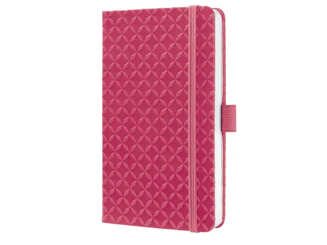 Notitieboek Sigel Jolie Flair A6 hardcover gelinieerd Fuchsia roze