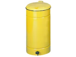 afvalverzamelaar,1x70l,HxØ 700x450mm,klemring,romp staal RAL1023