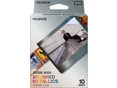 Fujifilm 16932102 Instax instant picture film Wide Brushed Metal 10vel