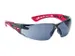 Veiligheidsbril Rush+ RUSHPPSF Rood Zwart Polycarbonaat Grijs