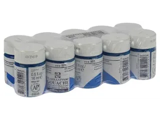 plakkaatverf Extra Fijn flacon van 16 ml, lichtblauw (cyaan) - 1
