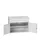 ladekast HxBxD 800x1050x550mm 2laden 2deuren RAL7035 front RAL7035