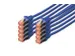 CAT 6 S-FTP patchkabel Cu LSZH AWG 27/7 Lengte 2m 10 stuks Blauw