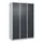 locker voor scheiding van kleding,HxBxD 1850x1200x500mm,3vak