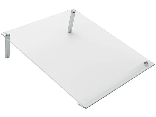 Notitiebord Nobo transparant acryl schuin A4
