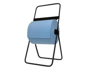Poetspapierdispenser Euro Products V1 Zwart - 1