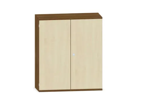 kantoorkast,HxBxD 1150x1000x430mm,decor romp noten,decor front esdoorn