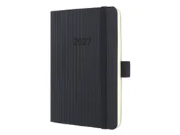 Weekagenda Conceptum A6 2027 (NL/FR/EN/DU) zwart Softcover