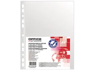 Office Products Showtas A4 60 micron glashelder 100 stuks - 1