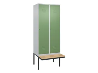 locker voor scheiding van kleding,HxBxD 2120x800x815mm,2vak - 1