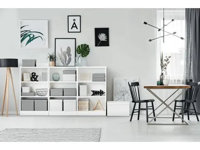 Esselte Home Middelgrote Opberg-en Geschenkdoos Grijs Set van 3