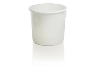 ton,HxØ 670x730mm,200l,HDPE,naturel wit - 1