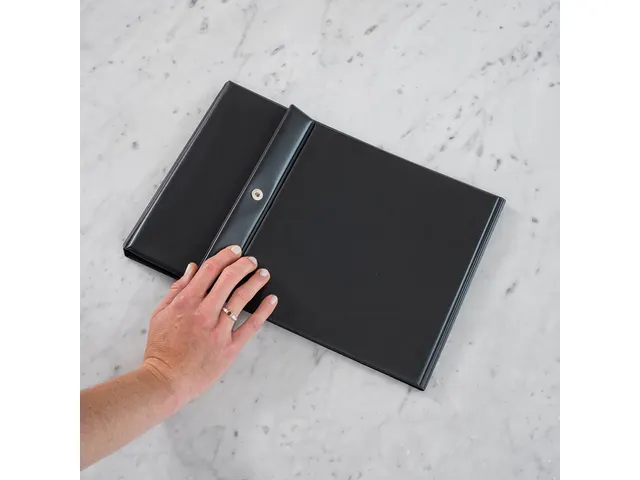 Tafelflipover Rillstab A4 RI93170 staand zwart 10 tassen