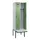 locker met bank,voor scheiding van kleding,HxBxD 2120x600x815mm,2vak