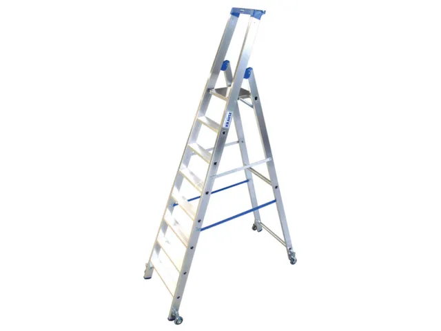 Verrijdbare Boktrap Aluminium L 2 71M 8Treden
