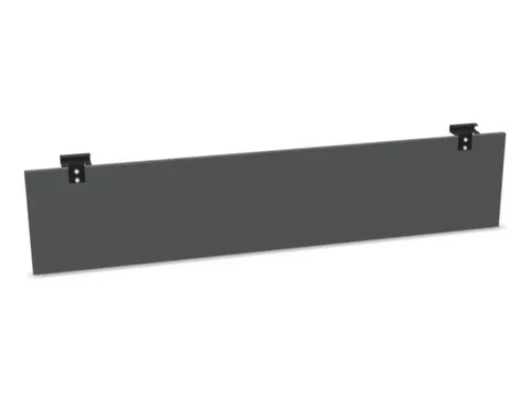 voile de fond p. bureau à haut. rég. l 1600mm MS-gris foncé