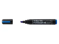Permanent marker Artline 190 Eco schuin 2-5mm blauw Dry Safe