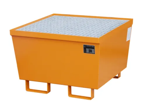 Opvangbak 1x 200l Opvangvol. 215l Oranje 545x 800x 800mm Rooster