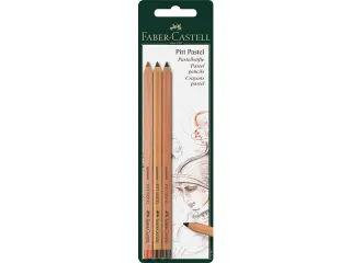 Pastelpotlood Pitt Artist 175 Donkersepia/177 Bruin/188 Sanguine - 1