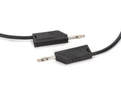 Meetsnoer 4mm 50cm / Zwart (MLN-SIL / 1)