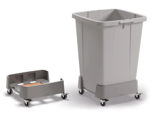 Trolley DURABIN 90L rPP Grafiet Grijs