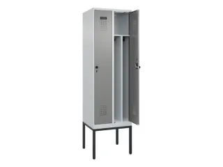 locker voor scheiding van kleding,HxBxD 2120x600x500mm,2vak - 1