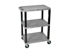 Kunststof etagewagen,draagverm. 150kg,3etage(s),laadvl. LxB 610x460mm