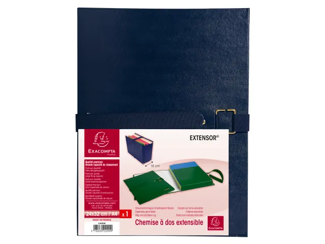 Map uitrekbare rug Extensor 24x32 cm Assorti