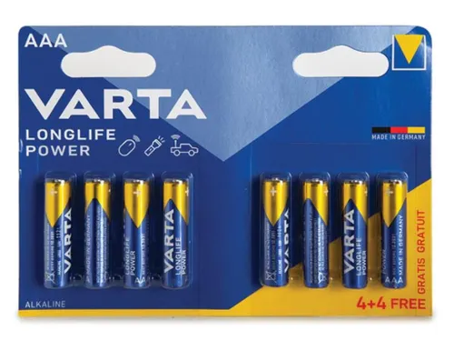 High Energy Alkaline Aaa / Lr03, 1.5v Promopack 4 + 4