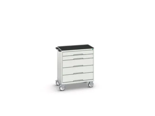 gereedschapswagen,HxBxD 965x800x550mm,4-voet/4wielen