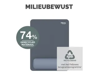 Muismat met polssteun Fellowes Breyta XL blauw 21x28cm - 8