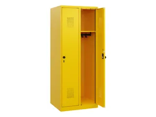 schoollocker,HxBxD 1530x600x500mm,2vak,vak B 300mm,draaigrendel - 1