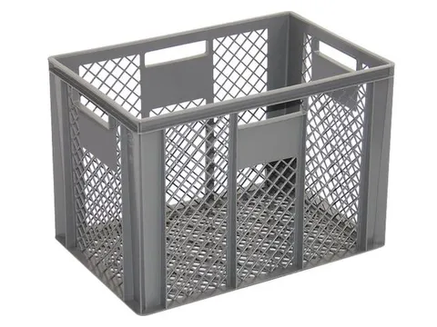 Euronorm Stapelkrat Pe 410x600x400mm 83liter Open Grijs