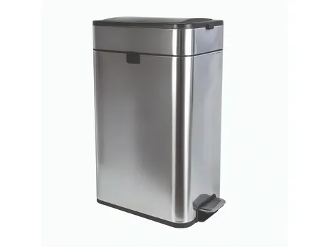 Pedaalemmer MAUL Wing 40 liter met vlinderdeksel rvs