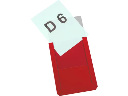 zichtpaneel,DIN A6,staand,rood,achterzijde magnetisch