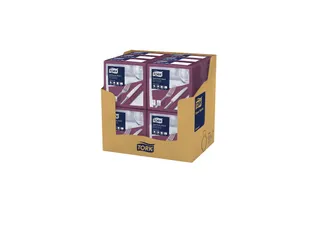 Tork 477775 Soft Dinnerservet Advanced Paars 39x39cm - 2